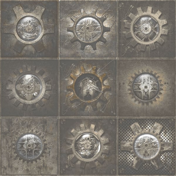 Galerie Wallpaper Product code: G56229 - Nostalgie Wallpaper Collection - Bronze Brown Colours -  