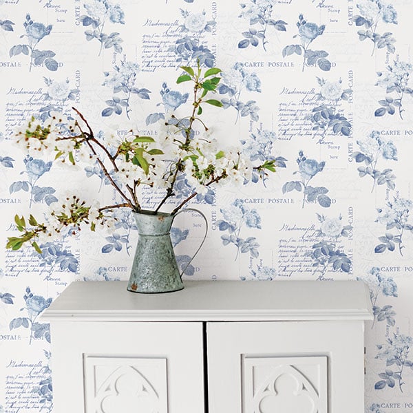 Galerie Wallpaper Product code: G56287R - Nostalgie Wallpaper Collection - Blue Colours -  
