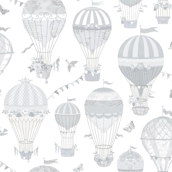 Galerie Wallpaper Product code: G56542 - Just 4 Kids 2 Wallpaper Collection - Grey Beige White Colours -  
