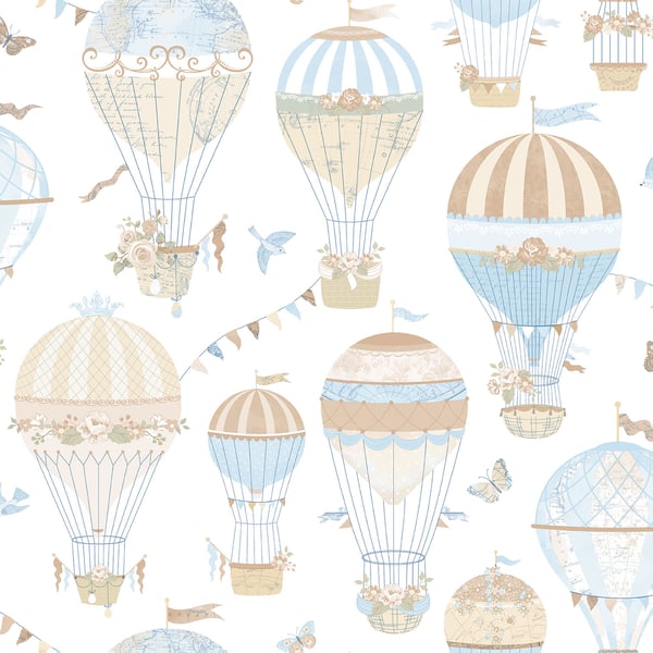 Galerie Wallpaper Product code: G56544 - Just 4 Kids 2 Wallpaper Collection - Blue Beige Colours -  