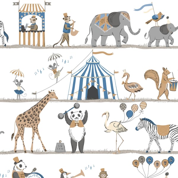 Galerie Wallpaper Product code: G56546 - Just 4 Kids 2 Wallpaper Collection - Blue Grey Black Beige Colours -  