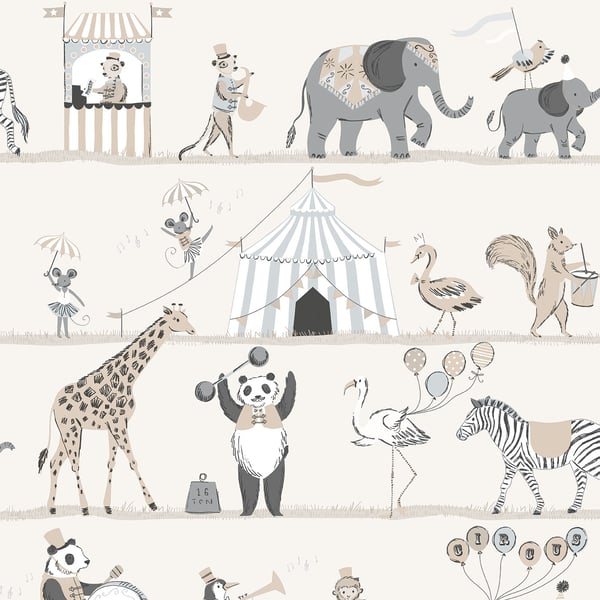 Galerie Wallpaper Product code: G56547 - Just 4 Kids 2 Wallpaper Collection - Grey Beige Colours -  