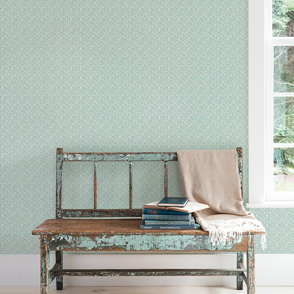 Galerie Wallpaper Product code: G56693R - Small Prints Wallpaper Collection - Green Blue Brown Cream Colours -  