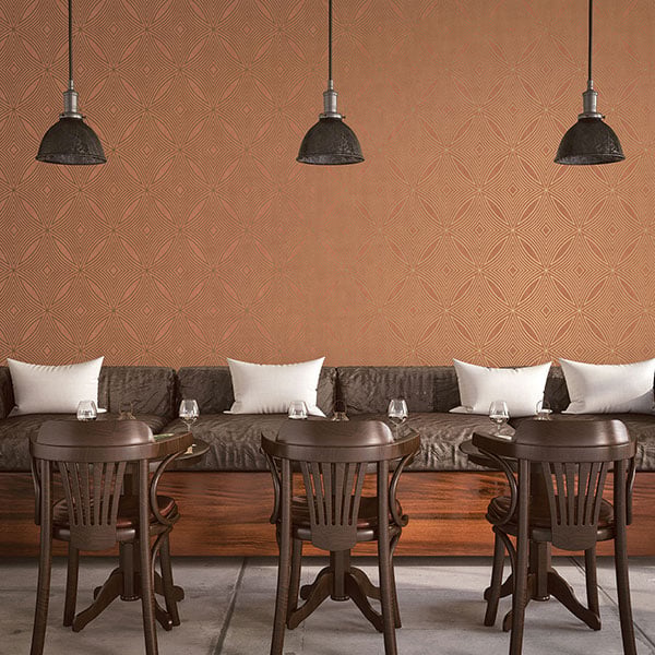 Galerie Wallpaper Product code: G67724R - Special Fx Wallpaper Collection - Orange Gold Colours -  