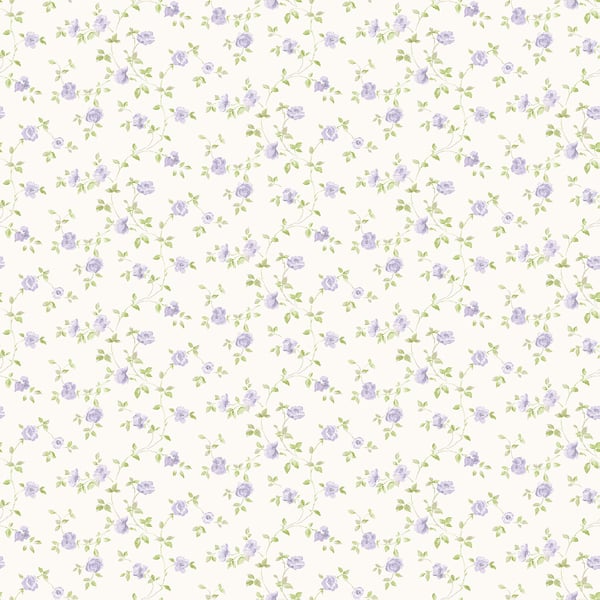 Galerie Wallpaper Product code: G67890 - Miniatures 2 Wallpaper Collection - Purple Green White Colours -  