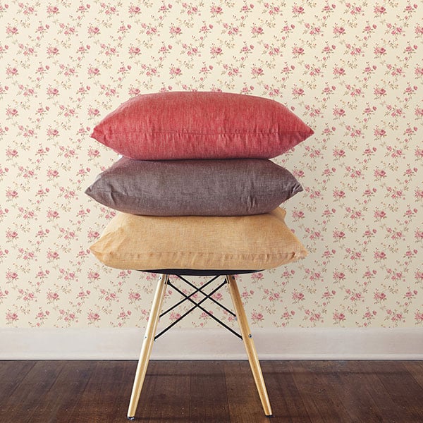 Galerie Wallpaper Product code: G67893R - Miniatures 2 Wallpaper Collection - Red Cream Green Colours -  