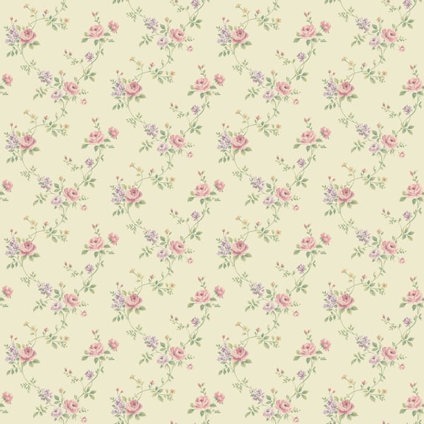 Galerie Wallpaper Product code: G67895 - Miniatures 3 Wallpaper Collection - Pink Cream Green Purple Colours -  