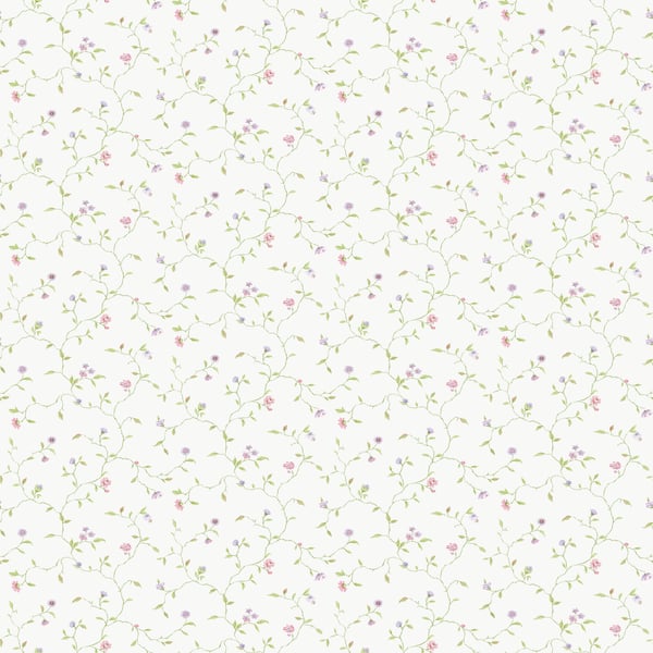 Galerie Wallpaper Product code: G67923 - Miniatures 3 Wallpaper Collection - Pink White Green Purple Colours -  