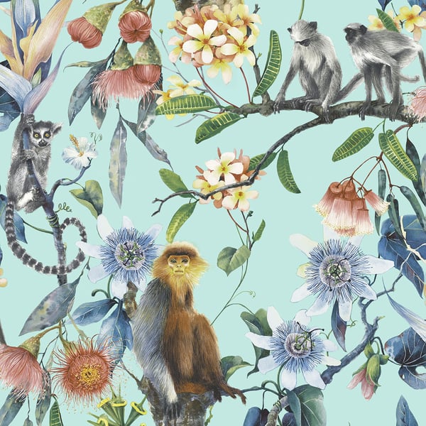 Galerie Wallpaper Product code: G67957 - Organic Textures Wallpaper Collection - Turquoise Colours -  