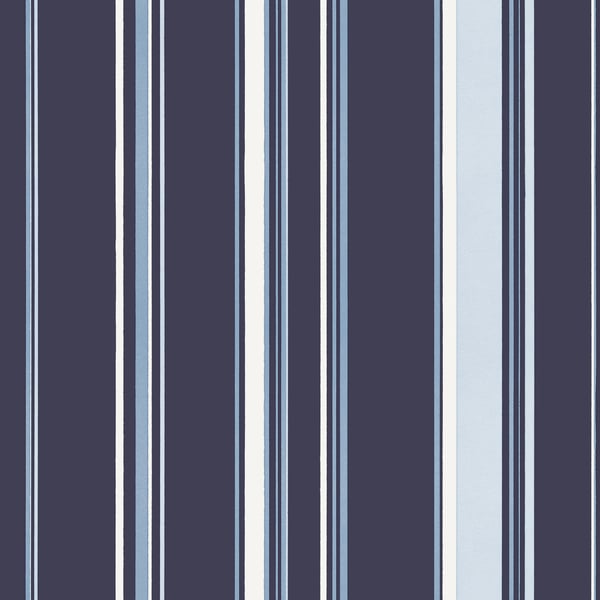 Galerie Wallpaper Product code: G68056 - Smart Stripes 3 Wallpaper Collection - Navy, Blues Colours -  