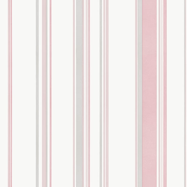 Galerie Wallpaper Product code: G68057 - Smart Stripes 3 Wallpaper Collection - Pink, Grey Colours -  