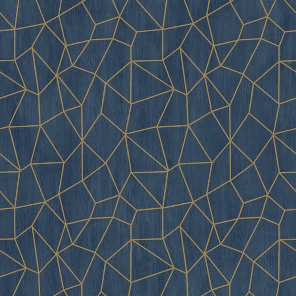 Galerie Wallpaper Product code: G68082 - Special FX 2 Wallpaper Collection - Gold, Navy Colours -  