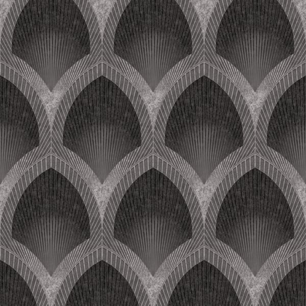 Galerie Wallpaper Product code: G68084 - Special FX 2 Wallpaper Collection - Silver, Black, Silver Colours -  