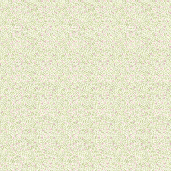Galerie Wallpaper Product code: G68707 - Miniatures 3 Wallpaper Collection - Greens,Pink Colours -  