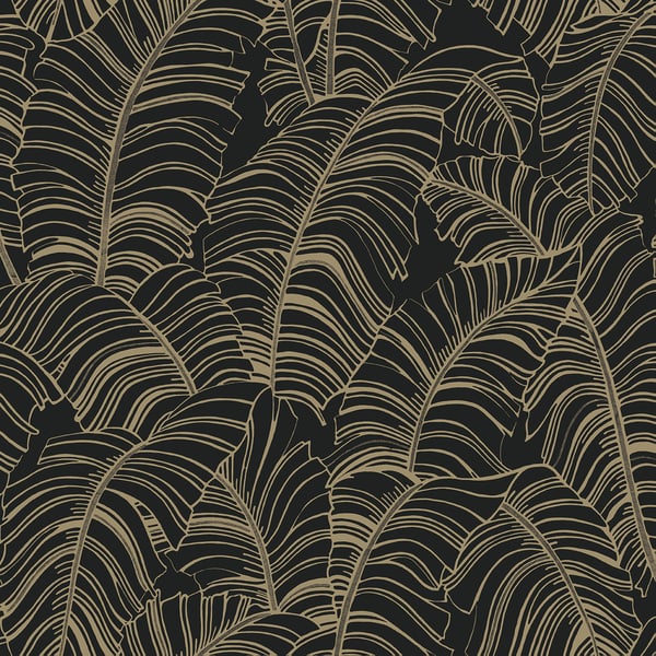 Galerie Wallpaper Product code: G78301 - Bazaar Wallpaper Collection - Black Light Ochre Colours -  