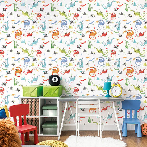 Galerie Wallpaper Product code: G78368R - Tiny Tots 2 Wallpaper Collection - Bright Colours Colours -  