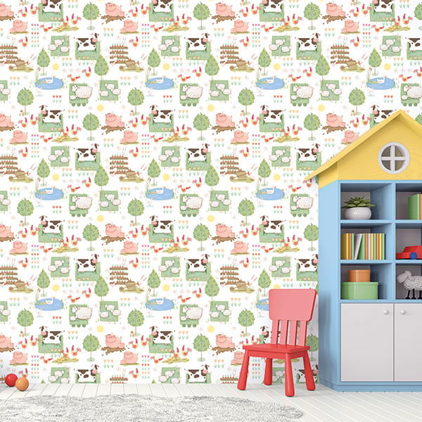 Galerie Wallpaper Product code: G78377R - Tiny Tots 2 Wallpaper Collection - Primary Colours -  
