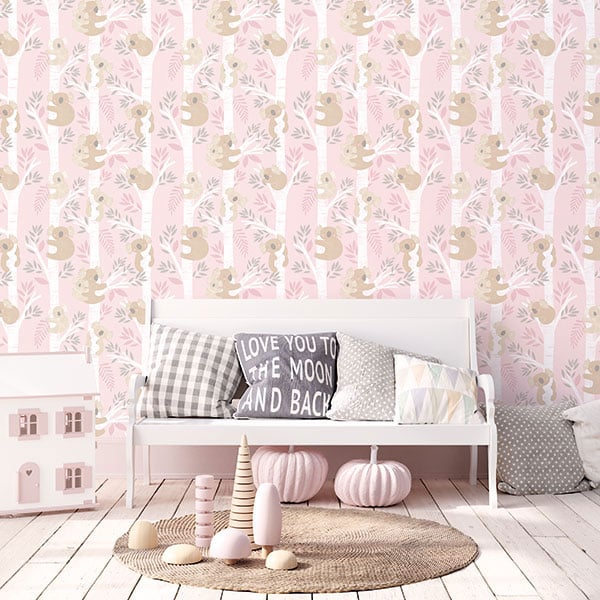 Galerie Wallpaper Product code: G78387R - Tiny Tots 2 Wallpaper Collection - Pink Grey Glitter Colours -  