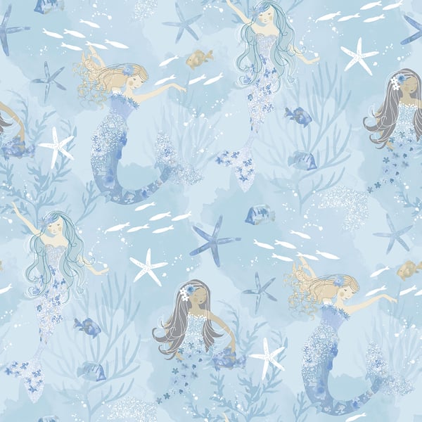 Galerie Wallpaper Product code: G78388 - Tiny Tots 2 Wallpaper Collection - Blues Purple Glitter Colours -  