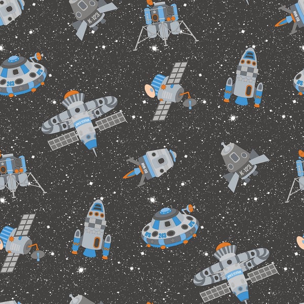 Galerie Wallpaper Product code: G78410 - Tiny Tots 2 Wallpaper Collection - Black Blue Orange Glitter Colours -  