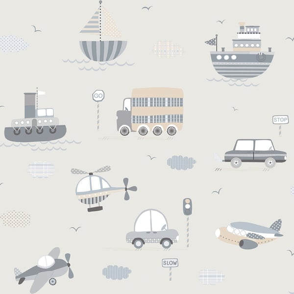 Galerie Wallpaper Product code: G78417 - Tiny Tots 2 Wallpaper Collection - Greige Tan Colours -  