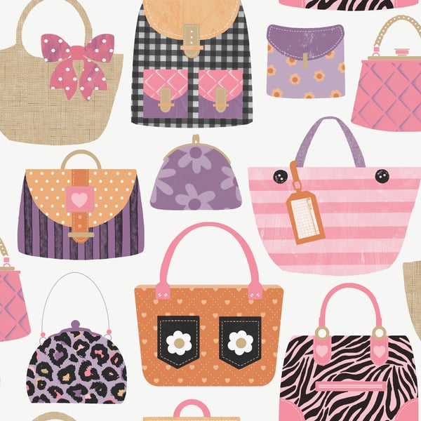 Galerie Wallpaper Product code: G78581 - Kids & Teens Wallpaper Collection - Hot pink Orange Black Colours -  