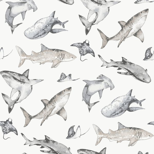 Galerie Wallpaper Product code: G78593 - Kids & Teens Wallpaper Collection - White Greys Colours -  