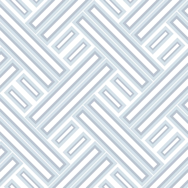 Galerie Wallpaper Product code: GX37607 - Geometrix Wallpaper Collection - Blue Light Blue Colours -  