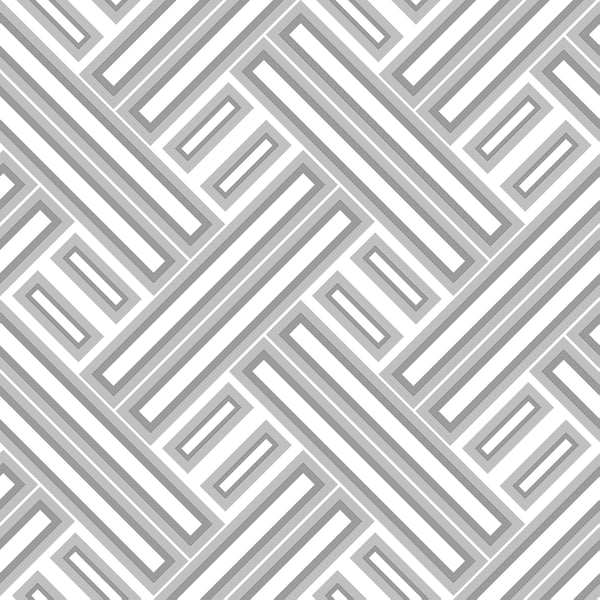 Galerie Wallpaper Product code: GX37608 - Geometrix Wallpaper Collection - Silver Grey Colours -  