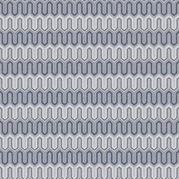 Galerie Wallpaper Product code: GX37611 - Geometrix Wallpaper Collection - Navy Grey Colours -  