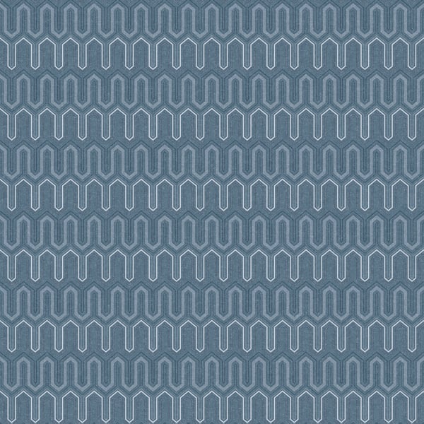 Galerie Wallpaper Product code: GX37618 - Geometrix Wallpaper Collection - Denim Blues Colours -  