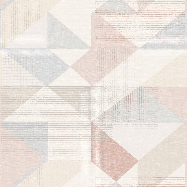 Galerie Wallpaper Product code: GX37656 - Geometrix Wallpaper Collection - Blush Rose Beige Colours -  