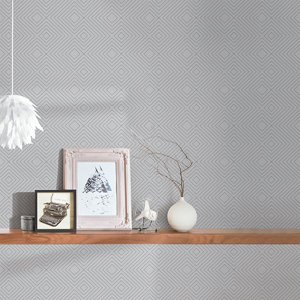 Galerie Wallpaper Product code: HO20001R - Home Wallpaper Collection - Grey Silver Colours -  