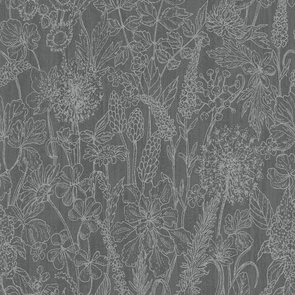 Galerie Wallpaper Product code: HO20048 - Home Wallpaper Collection - Dark Grey White Colours -  