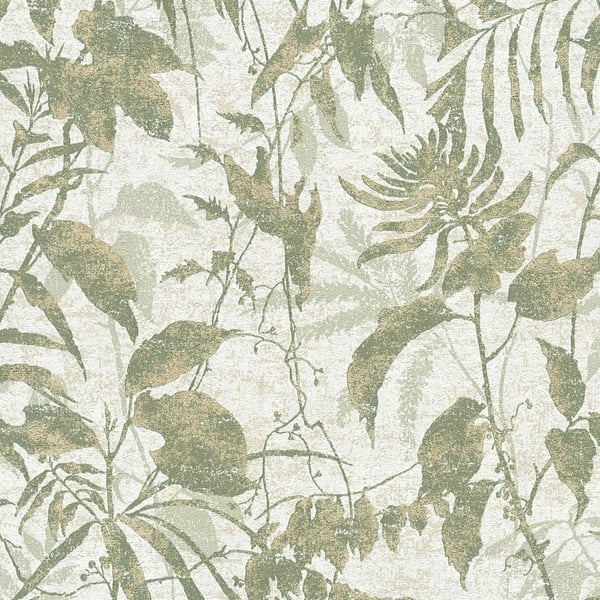 Galerie Wallpaper Product code: HZ62047 - Horizon Wallpaper Collection - Cream Green Metallic Colours -  