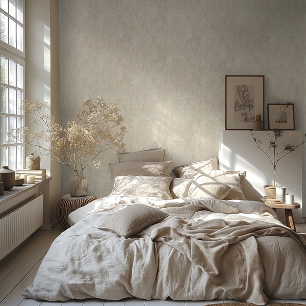 Galerie Wallpaper Product code: HZ62058_2 - Horizon Wallpaper Collection - Cream Metallic White Colours -  