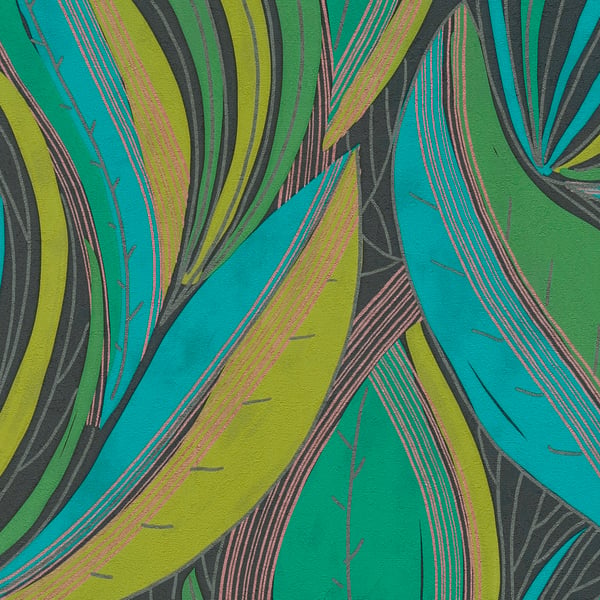 Galerie Wallpaper Product code: HZ62063 - Horizon Wallpaper Collection - Yellow Green Black Colours -  