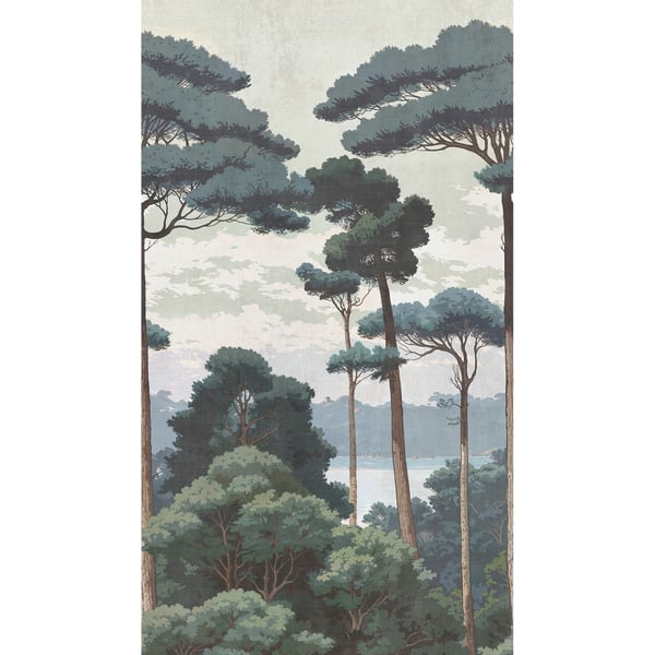 Galerie Wallpaper Product code: HZ62085M - Horizon Wallpaper Collection - Brown Cream Green Colours -  