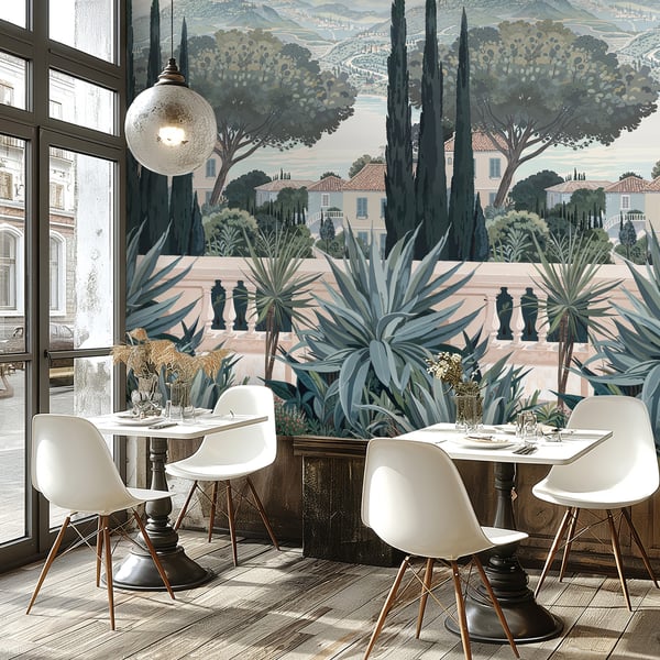 Galerie Wallpaper Product code: HZ62087M_2 - Horizon Wallpaper Collection - Blue Brown Cream Colours -  