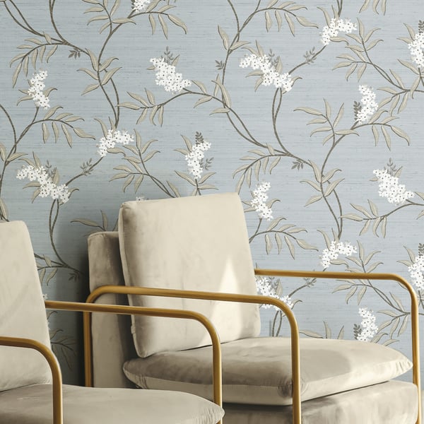 Galerie Wallpaper Product code: IS33306_2 - Italian Silks And Damasks Wallpaper Collection - Sky blue Colours -  