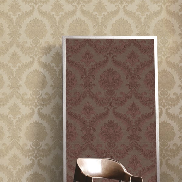 Galerie Wallpaper Product code: IS33334_2 - Italian Silks And Damasks Wallpaper Collection - Copper Colours -  
