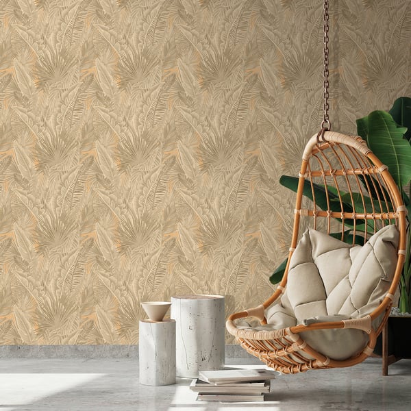 Galerie Wallpaper Product code: NHW1014_2 - Enchanted Wallpaper Collection - Brown Colours -  