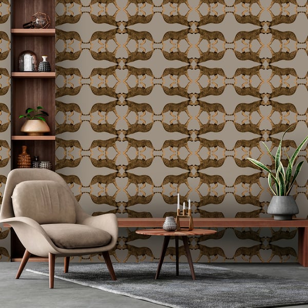 Galerie Wallpaper Product code: NHW1033_2 - Enchanted Wallpaper Collection - Bronze Taupe Colours -  