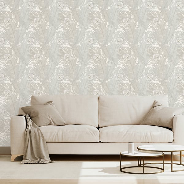 Galerie Wallpaper Product code: NHW1044_2 - Enchanted Wallpaper Collection - Beige Blue Colours -  