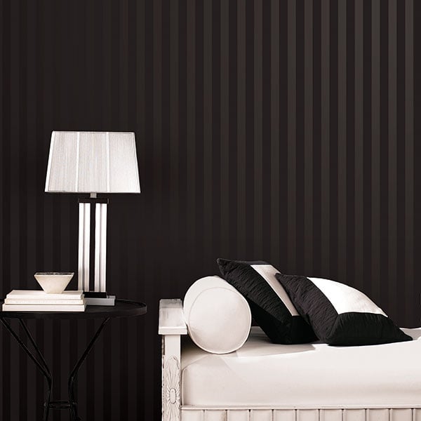 Galerie Wallpaper Product code: NS24916R - Simply Silks 3 Wallpaper Collection - Black Colours -  