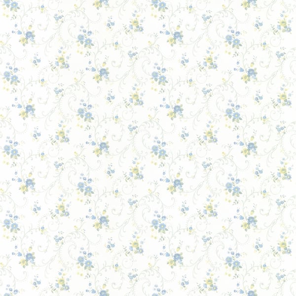 Galerie Wallpaper Product code: PF38115 - Pretty Prints Wallpaper Collection - Light Blue, Yellow, Light Green Colours -  