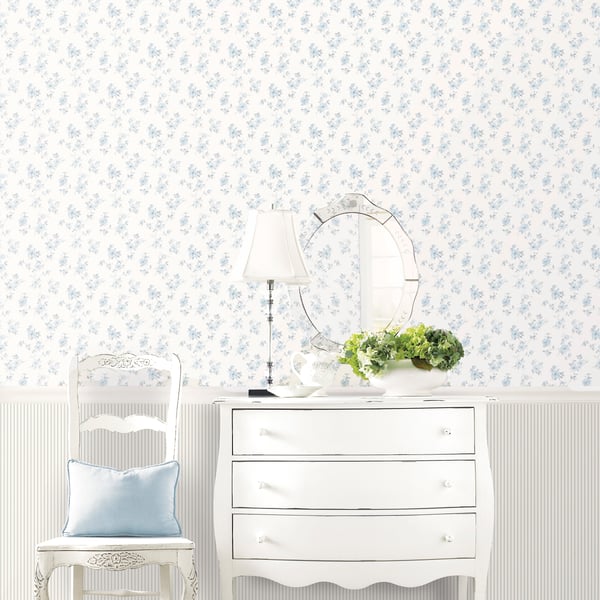 Galerie Wallpaper Product code: PF38172_2 - Pretty Prints Wallpaper Collection - Blue, Beige, Grey Colours -  