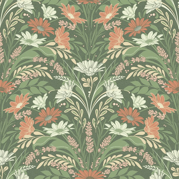 Galerie Wallpaper Product code: S24117 - Sommarang 2 Wallpaper Collection - Green Colours -  