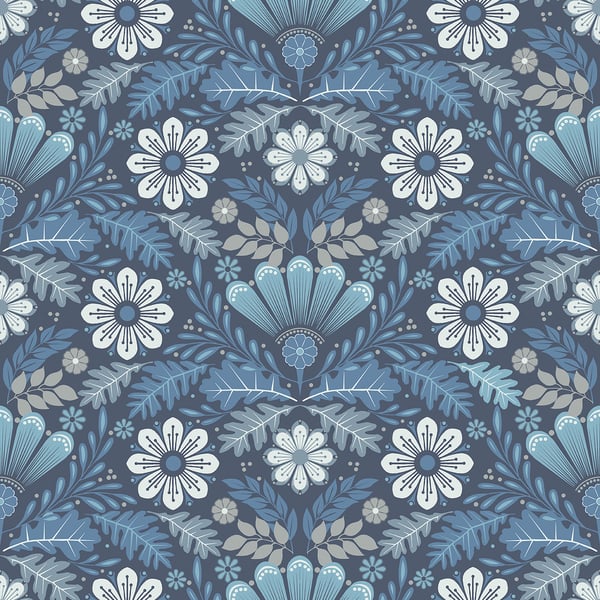 Galerie Wallpaper Product code: S24123 - Sommarang 2 Wallpaper Collection - Blue Colours -  