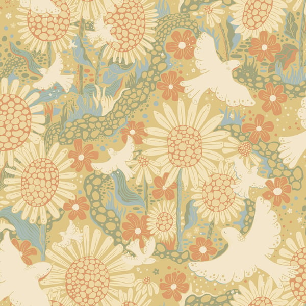 Galerie Wallpaper Product code: S63008 - Sommarang 2 Wallpaper Collection - Yellow Colours -  